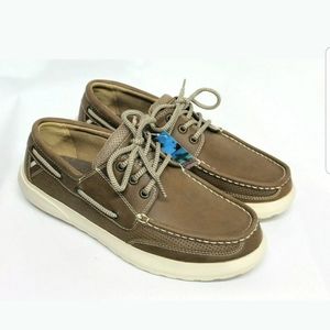 MARGARITAVILLE SKIFF MEN'S BOAT SHOE COLOR: PALM
